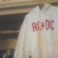 Felpa AC/DC Fruiton the loom tg xxl con Cappuccio