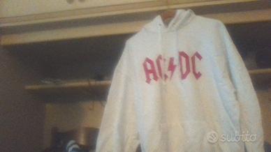 Felpa AC/DC Fruiton the loom tg xxl con Cappuccio