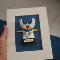 Quadro con testa del personaggio Mazinga