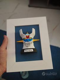 Quadro con testa del personaggio Mazinga