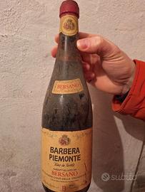 Bottiglie Barbera anni 80'