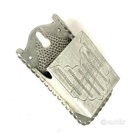 Porta fiammiferi da caminetto vintage