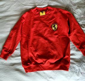 Felpa bambino di cotone rosso Ferrari