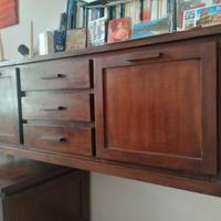 Credenza sospesa in legno – stile etnico - Banak