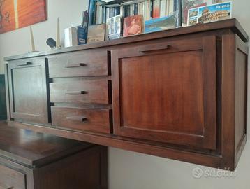 Credenza sospesa in legno – stile etnico - Banak