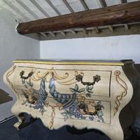 Cassettone veneziano dipinto a mano anni ’50