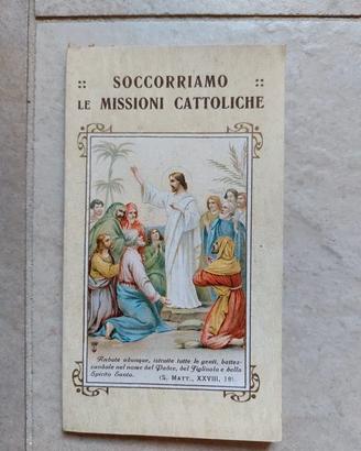 Libretto d'epoca "Soccorriamo le Missioni Cattolic