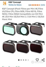 Filtri ND K&F per dji mini 4k,Mini 2, Se nuovi