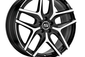 Cerchi MSW40 neri diamantati 19 Skoda Audi VW Golf