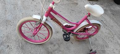 Bicicletta Atala bambina rosa – 4/5 anni