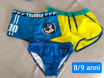 Lotto costumi bimbo 8/9 anni