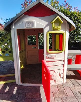 Casetta Smoby Neo Jura lodge con accessori