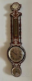 Orologio a lancette con barimetro, igrometro etc