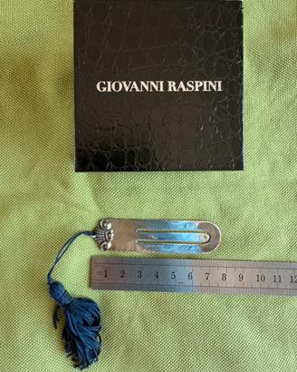 Segnalibro Giovanni Raspini in argento 800