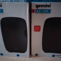 COPPIA CASSE ATTIVE 2000W GEMINI 