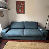 Divano 2 posti IKEA KIVIK blu