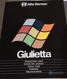 Libretto vernici interni Alfa Romeo Giulietta 116