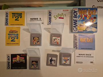 5 giochi per Nintendo Game boy 