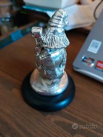 Statuetta Clown Musicista rivestita in argento