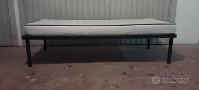 letto singolo rete a doghe smontabile 190x80 cm