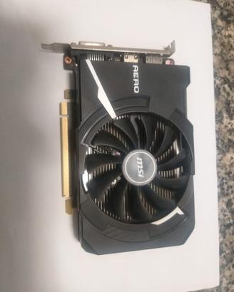 scheda video Geforce GTX 1050 TI  4GB