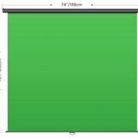 Pannello avvolgibile Green Screen 1,88x2 Metri