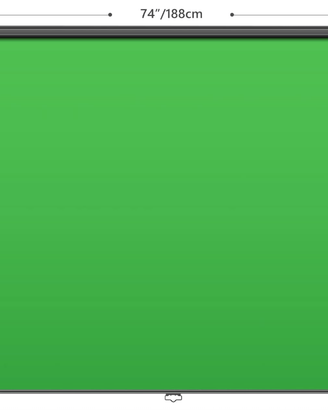 Pannello avvolgibile Green Screen 1,88x2 Metri