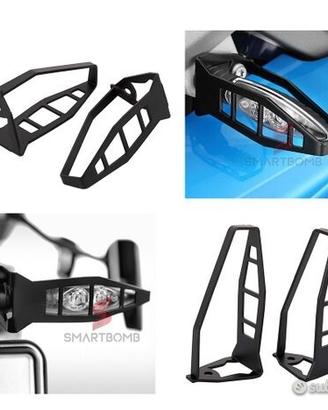Protezione indicatori frecce led alluminio moto bm