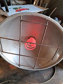 Stufa elettrica con lampada a infrarossi 