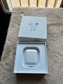 Apple AirPods 2ª Gen Originali + Cover Rossa