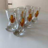 Set 6 bicchieri da liquore a forma di stivale