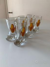 Set 6 bicchieri da liquore a forma di stivale