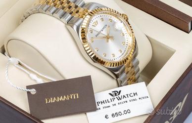 Philip Watch Caribe Urban Date 35 mm Nuovo