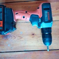 BLACK&DECKER TRAPANO AVVITATORE 18 V LITIO