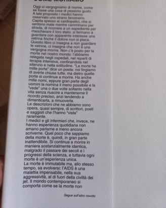 libro come moriamo Nuland