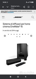 Sistema di diffusione per home cinema cinamate 15