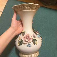 Vaso decorativo in porcellana stile Capodimonte