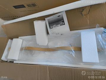 Lampadario LED a onda – Luce Naturale 120 cm