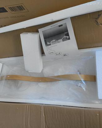 Lampadario LED a onda – Luce Naturale 120 cm