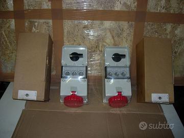 COPPIA PRESE INTERBLOCCATE ILME TRIFASE 400V 16A