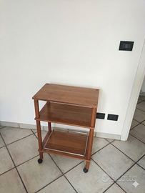 Mobile porta TV in legno  con ruote