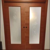 Porte Scrigno doppie 87x210 in legno/vetro