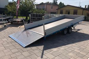 Rimorchio a pianale basculante idraulico 3500Kg