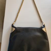 Gucci borsa vintage in pelle blu