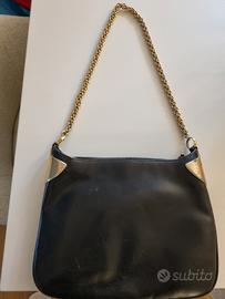Gucci borsa vintage in pelle blu