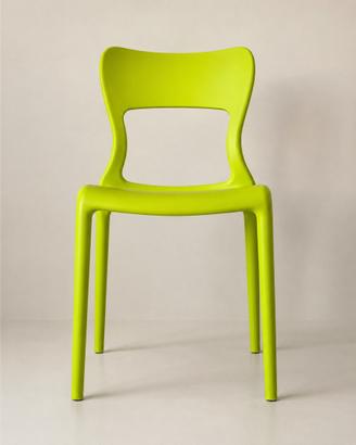 Stock 45 sedie polipropilene verde
