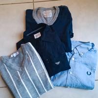 2 camicie e 2 maglioncini a V