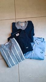 2 camicie e 2 maglioncini a V