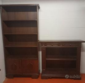 2 Librerie e 2 Sedie Anni 60
