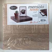 🛋️ Legno & Design Mensola Arredo MDF 25x25x4 cm

